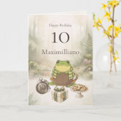 Zochiさんお誕生日おめでとう 10歳 カード (黄色い花)