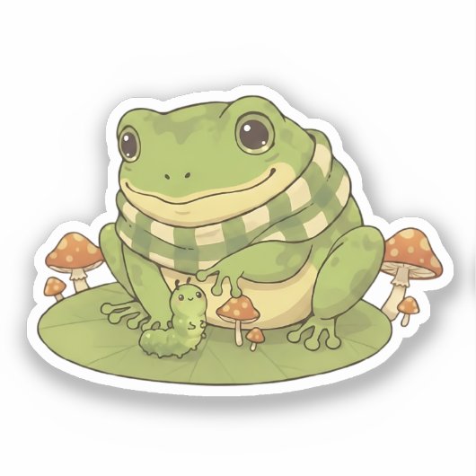 Zochi &  Pip the Caterpillar シール (正面)