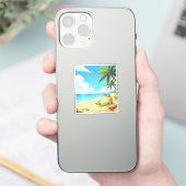 Zochi’s Sunny Day at Kenting Beach シール (スマートフォン)