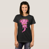 Zocker Axolotl Video Gaming for Gamers Tシャツ (正面フル)