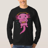 Zocker Axolotl  Video Gaming  for Gamers Tシャツ (正面)