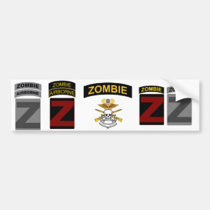 ZOCOMの単位のパッチおよび技術タブのデカール1 バンパーステッカー