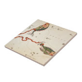 "Zodia Sign: Pisces"セラミックタイル タイル (側面)