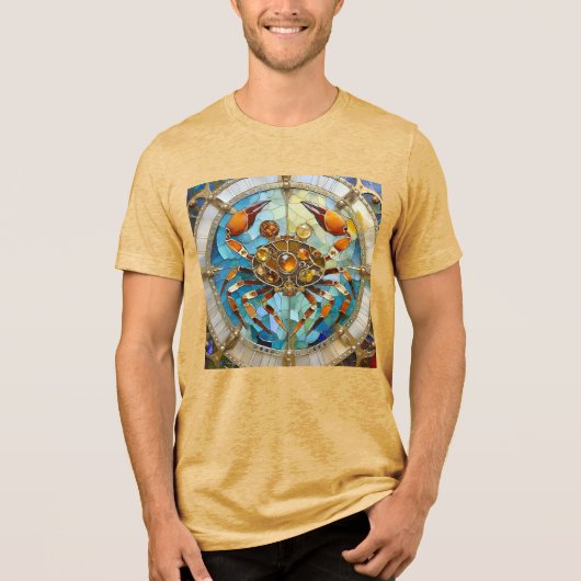 Zodiac - かに座 トライブレンドTシャツ (正面)