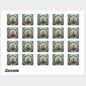 Zodiac - ふたご座 双子座 スクエアシール (シート)