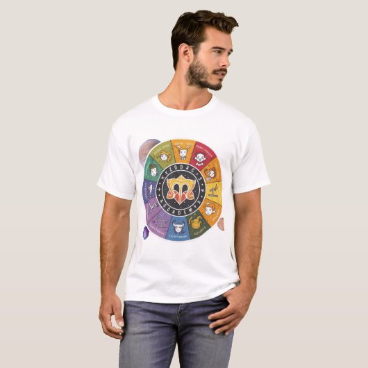 zodiac academy sticker tシャツ (正面フル)