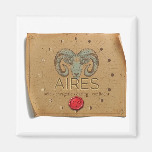 ZODIAC - Aires - Magnet マグネット (正面)