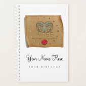 Zodiac - Aires - Personalized Day Planner プランナー手帳 (正面)