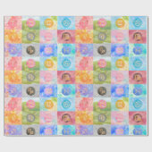 Zodiac Astrological Signs Birthday Art ラッピングペーパー (フラット)