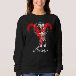 Zodiac Astrology Horoscope Gothic Aries スウェットシャツ