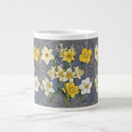 Zodiac Birth Flower Personalized Mug ジャンボコーヒーマグカップ