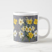 Zodiac Birth Flower Personalized Mug ジャンボコーヒーマグカップ (右)