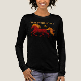 Zodiac Chinese New Year 2026 Yang Fire Horse トライブレンドＴシャツ