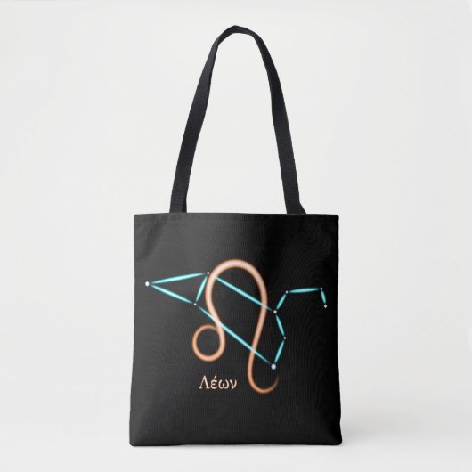 Zodiac Constellation Leo トートバッグ (正面)