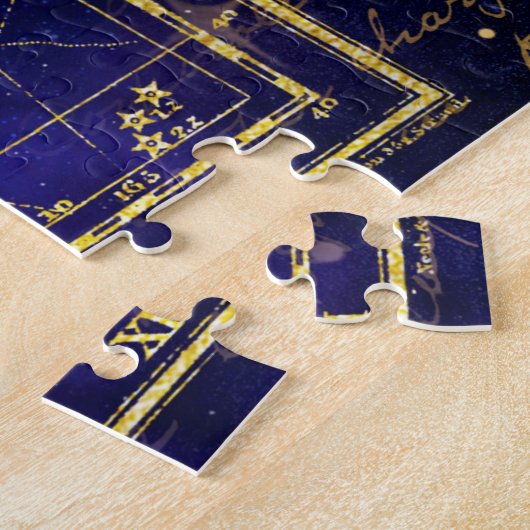 zodiac constellation puzzle ジグソーパズル (側面)