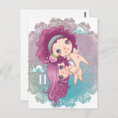 Zodiac gémeaux gemini ポストカード (正面/裏面)