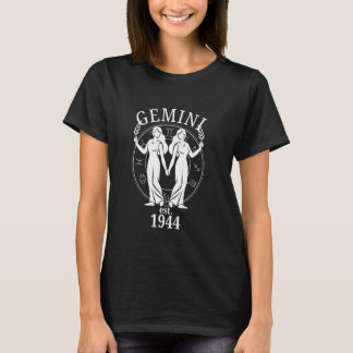 Zodiac Gemini Twins Born in 1944 Tシャツ