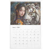 Zodiac Grace – Chinese Signs in Silk & Spirit カレンダー (3月 2027)