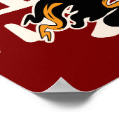 Zodiac Horse Design – Chinese Astrology Symbol ポスター (角)