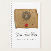 Zodiac - Leo - Personalized Day Planner プランナー手帳 (正面)