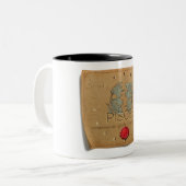 Zodiac - Pisces - Coffee Mug ツートーンマグカップ (正面左)