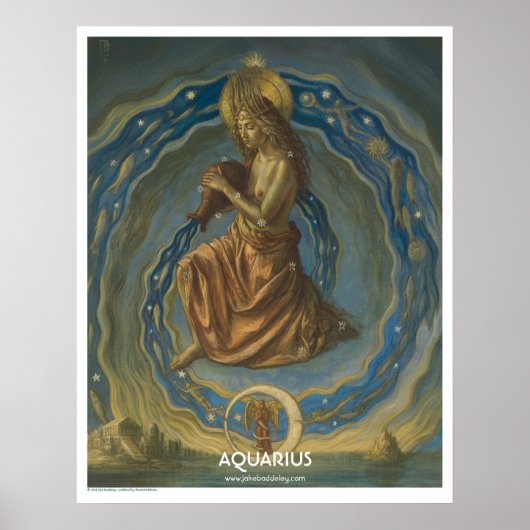 Zodiac Poster - Aquarius ポスター (正面)