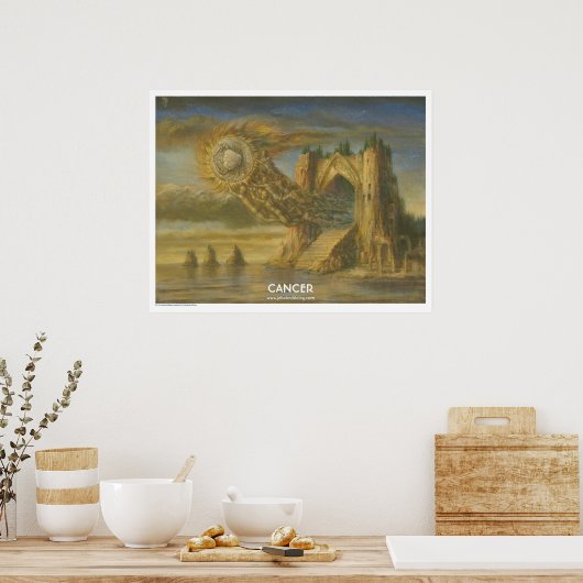 Zodiac Poster - Cancer ポスター (キッチン)