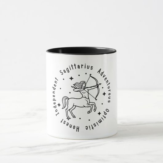 Zodiac Sagittarius Mug マグカップ (中央)