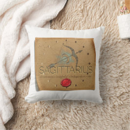 Zodiac - Sagittarius - Throw Pillow クッション