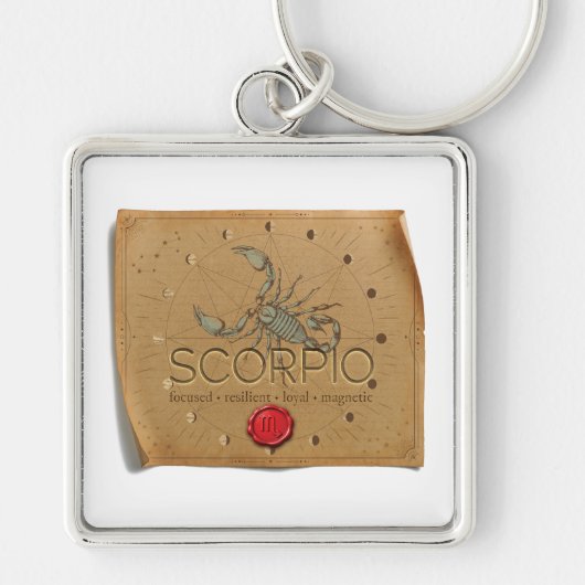 Zodiac - Scorpio - Keychain キーホルダー (正面)