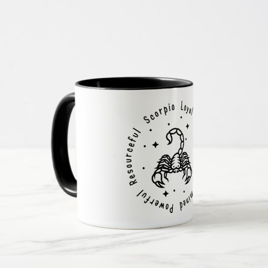 Zodiac Scorpio Mug マグカップ (正面左)
