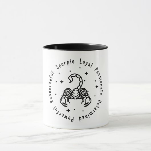 Zodiac Scorpio Mug マグカップ (中央)