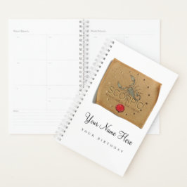 Zodiac - Scorpio - Personalized Day Planner プランナー手帳
