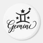 Zodiac Sign Gemini マグネット (正面)