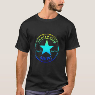 ZODIAC SIGN GEMINI born in May & June Astrology Ho Tシャツ