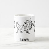 Zodiac Sign Mug:獅子座 コーヒーマグカップ (中央)