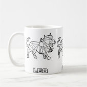 Zodiac Sign Mug:獅子座 コーヒーマグカップ (左)