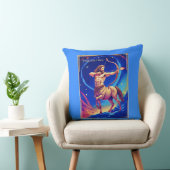 Zodiac Sign Sagittarius as the Celestial Archer クッション (椅子)