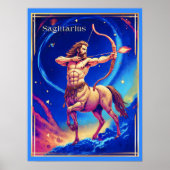 Zodiac Sign Sagittarius as the Celestial Archer ポスター (正面)