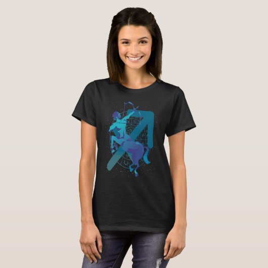Zodiac Sign Sagittarius Tシャツ (正面フル)