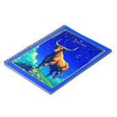 Zodiac Sign Taurus Rooted in Earth and Sky ノートブック (左側)