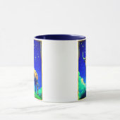 Zodiac Sign Taurus Rooted in Earth and Sky マグカップ (中央)