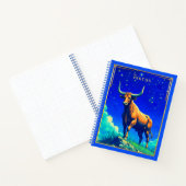 Zodiac Sign Taurus Rooted in Earth and Sky Journal ノートブック (内部)