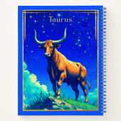 Zodiac Sign Taurus Rooted in Earth and Sky Journal ノートブック (裏面)