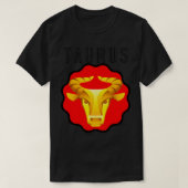 Zodiac Sign Test Taurus Bull Tシャツ (デザイン正面)