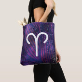Zodiac Sign Tote - Aries トートバッグ (クローズアップ)