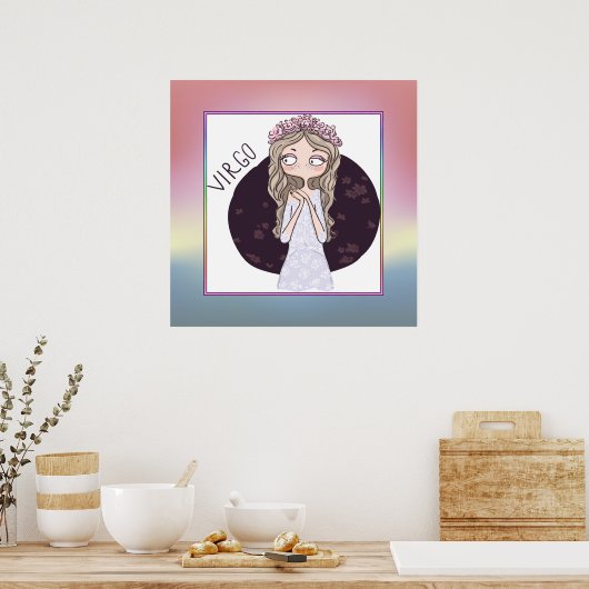 Zodiac Sign - Virgo - August 23 – September 22 ポスター (キッチン)
