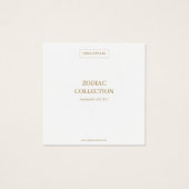 Zodiac Sign Virgo Jewelry Display Card (正面)