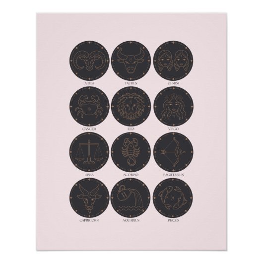 Zodiac Signs ポスター (正面)