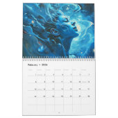 Zodiac Signs – A Year of Stars カレンダー (2月 2026)